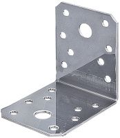 Уголок крепежный 70х70х55 мм Gah Alberts 327149, нержавеющая сталь Уголок крепежный 70х70х55 мм Gah Alberts 327149, нержавеющая сталь