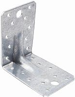 Уголок крепежный усиленный 90х90х65 Wkret-met KPW-03, оцинкованная сталь Уголок крепежный усиленный 90х90х65 Wkret-met KPW-03, оцинкованная сталь