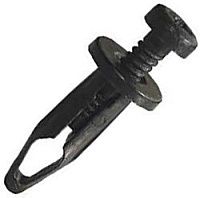 Клипса автомобильная с резьбовым штырьком 240 Клипса автомобильная с резьбовым штырьком 240