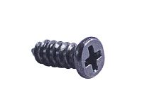 Шуруп с цилиндрической плоской шляпкой и острым концом, черный Шуруп с цилиндрической плоской шляпкой и острым концом, черный