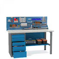 Верстак с драйвером 850/1600/685 мм, Металл-завод ВД-1.6 Верстак с драйвером 850/1600/685 мм, Металл-завод ВД-1.6