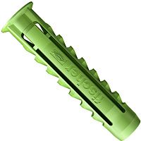 Дюбель SX Green 6x30 Fischer 532714 с кромкой, зелёный нейлон, 30 шт в блистере Дюбель SX Green 6x30 Fischer 532714 с кромкой, зелёный нейлон, 30 шт в блистере