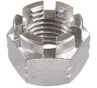 Гайка корончатая М30 DIN 935, нержавеющая сталь А4 Гайка корончатая М30 DIN 935, нержавеющая сталь А4