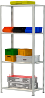Стеллаж металлический до 150 кг, 4 полки Металл-завод СТФ 744-2,0 2000х700х400 мм Стеллаж металлический до 150 кг, 4 полки Металл-завод СТФ 744-2,0 2000х700х400 мм