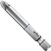Бита крестовая PZ2 длина 50 мм, E1/4" Wiha Professional 33707, сталь Cr-V Бита крестовая PZ2 длина 50 мм, E1/4" Wiha Professional 33707, сталь Cr-V