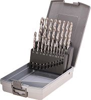 Набор сверл по металлу левого вращения 1-10 мм, 19 шт HSS-G, DIN 338 Ruko 214214LiRO Набор сверл по металлу левого вращения 1-10 мм, 19 шт HSS-G, DIN 338 Ruko 214214LiRO