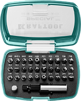 Набор специальных бит Kraftool Special-32 2610-H32, сталь Cr-Mo, 32 шт Набор специальных бит Kraftool Special-32 2610-H32, сталь Cr-Mo, 32 шт