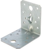 Уголок крепежный усиленный с зубцом 70х70х55 мм GAH ALBERTS 339807, оцинкованная сталь Уголок крепежный усиленный с зубцом 70х70х55 мм GAH ALBERTS 339807, оцинкованная сталь