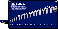 Набор ключей гаечных комбинированных 6-22 мм Thorvik CWS0016A, 16 предметов Набор ключей гаечных комбинированных 6-22 мм Thorvik CWS0016A, 16 предметов
