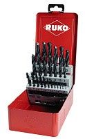 Набор сверл по металлу 1-13 мм, 25 шт HSS-R DIN 338, RUKO 205213 Набор сверл по металлу 1-13 мм, 25 шт HSS-R DIN 338, RUKO 205213
