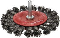 Щетка дисковая жгутовая для дрели 75 мм № 485 Профоснастка Эксперт 20710001, сталь Щетка дисковая жгутовая для дрели 75 мм № 485 Профоснастка Эксперт 20710001, сталь