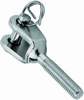 Вилка талрепа с правой резьбой М20, оцинкованная сталь Вилка талрепа с правой резьбой М20, оцинкованная сталь