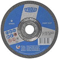 Диск шлифовальный 2в1 по металлу и нержавеющей стали 150x6х22,2 мм, А30-BF, Tyrolit Basic Fast Cut 297329 Диск шлифовальный 2в1 по металлу и нержавеющей стали 150x6х22,2 мм, А30-BF, Tyrolit Basic Fast Cut 297329
