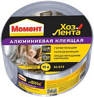 Лента алюминиевая клеящая 48 мм х 10 м Момент ХозЛента 1690067 Лента алюминиевая клеящая 48 мм х 10 м Момент ХозЛента 1690067