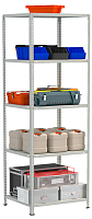 Стеллаж металлический до 180 кг, 5 полок Металл-завод СТФУ-П 1085-2,2 2200х1000х800 мм Стеллаж металлический до 180 кг, 5 полок Металл-завод СТФУ-П 1085-2,2 2200х1000х800 мм