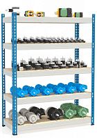 Стеллаж металлический до 300 кг, 5 полок Металл-завод МКФ 15615-2,0 2000х1525х610 мм Стеллаж металлический до 300 кг, 5 полок Металл-завод МКФ 15615-2,0 2000х1525х610 мм
