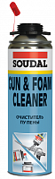 Очиститель монтажной пены Soudal Gun & Foam Cleaner 500 мл 122716 Очиститель монтажной пены Soudal Gun & Foam Cleaner 500 мл 122716