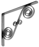 Кронштейн для полок фигурный 250х200 мм Домарт модель 9, без покрытия Кронштейн для полок фигурный 250х200 мм Домарт модель 9, без покрытия