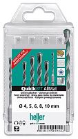 Набор универсальных свёрл 4-10 мм, 5 шт Heller QuickBit  Allmat 26284 Набор универсальных свёрл 4-10 мм, 5 шт Heller QuickBit  Allmat 26284