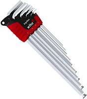 Набор имбусовых ключей сферических HEX 1,5-10 мм в блистере ErgoStar Wiha MagicRing 43851, 9 предметов Набор имбусовых ключей сферических HEX 1,5-10 мм в блистере ErgoStar Wiha MagicRing 43851, 9 предметов