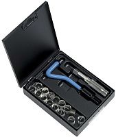 Набор для восстановления резьбы свечей зажигания М14х1,25 мм V-Coil Volkel 04096, 17 предметов Набор для восстановления резьбы свечей зажигания М14х1,25 мм V-Coil Volkel 04096, 17 предметов