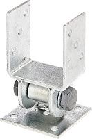 Шарнирное основание столба 91х60х100 мм GAH ALBERTS 208714, горячий цинк Шарнирное основание столба 91х60х100 мм GAH ALBERTS 208714, горячий цинк