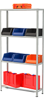 Стеллаж металлический до 145 кг, 4 полки Металл-завод СТФ 1034-2,2 2200х1000х300 мм Стеллаж металлический до 145 кг, 4 полки Металл-завод СТФ 1034-2,2 2200х1000х300 мм
