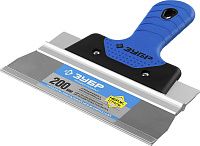 Шпатель фасадный 200 мм с алюминиевой направляющей ЗУБР PROF 10049-20_z03, нержавеющая сталь Шпатель фасадный 200 мм с алюминиевой направляющей ЗУБР PROF 10049-20_z03, нержавеющая сталь