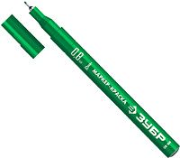 Маркер-краска экстратонкий 0,8 мм зеленый ЗУБР МК-80, 06324-4 Маркер-краска экстратонкий 0,8 мм зеленый ЗУБР МК-80, 06324-4