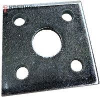 Пластина опорная 100х100 мм ПТ, оцинкованная сталь Пластина опорная 100х100 мм ПТ, оцинкованная сталь