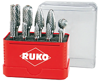 Набор борфрез твердосплавных HM Ruko 116002, 10 шт Набор борфрез твердосплавных HM Ruko 116002, 10 шт