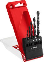 Набор сверл по металлу 2-8 мм, 6 шт, Р4М2, ЗУБР 29605-H6 Набор сверл по металлу 2-8 мм, 6 шт, Р4М2, ЗУБР 29605-H6