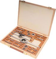 Резьбонарезной набор UNF1/4"-1/2" HSS Bucovice 346100, мелкая дюймовая резьба, 20 предметов Резьбонарезной набор UNF1/4"-1/2" HSS Bucovice 346100, мелкая дюймовая резьба, 20 предметов