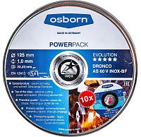 Диск отрезной по металлу и нержавеющей стали 125х1х22,23 мм DRONCO Evolution AS60V BOX-10 6900985100, 10 шт в жестяной коробке Диск отрезной по металлу и нержавеющей стали 125х1х22,23 мм DRONCO Evolution AS60V BOX-10 6900985100, 10 шт в жестяной коробке