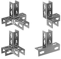 Универсальный уголок для профиля FUS Fischer PFUF D, оцинкованная сталь Универсальный уголок для профиля FUS Fischer PFUF D, оцинкованная сталь