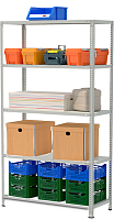 Стеллаж металлический до 100 кг, 5 полок Металл-завод СТФЛ 1045-2,2 2200х1000х400 мм Стеллаж металлический до 100 кг, 5 полок Металл-завод СТФЛ 1045-2,2 2200х1000х400 мм