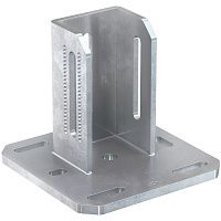 Фланец седельный FMSF 90S для монтажной системы FMP Fischer 547821, горячеоцинкованная сталь Фланец седельный FMSF 90S для монтажной системы FMP Fischer 547821, горячеоцинкованная сталь