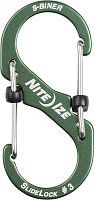 Карабин алюминиевый с фиксатором Nite Ize S-Biner SlideLock LSBA3-08-R6, размер 3 (оливковый) Карабин алюминиевый с фиксатором Nite Ize S-Biner SlideLock LSBA3-08-R6, размер 3 (оливковый)