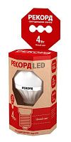 Лампа светодиодная РЕКОРД LED A60 6W Е27 3000К (шарик) Лампа светодиодная РЕКОРД LED A60 6W Е27 3000К (шарик)
