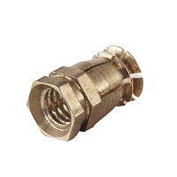 Футорка распорная металлическая без шарика М4х10, BU24 Футорка распорная металлическая без шарика М4х10, BU24