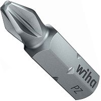 Бита крестовая PZ3 длина 32 мм, 5/16" Standard Wiha 01756, сталь Cr-V Бита крестовая PZ3 длина 32 мм, 5/16" Standard Wiha 01756, сталь Cr-V