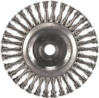 Щетка цилиндрическая жгутовая для УШМ 200 мм № 573 Профоснастка Эксперт 20806013, нержавеющая сталь Щетка цилиндрическая жгутовая для УШМ 200 мм № 573 Профоснастка Эксперт 20806013, нержавеющая сталь