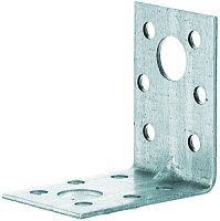 Уголок крепежный усиленный 50х35х1,5 мм KUU, оцинкованная сталь Уголок крепежный усиленный 50х35х1,5 мм KUU, оцинкованная сталь