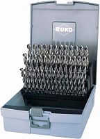 Набор сверл по металлу 6-10 мм, 41 шт HSS-G, DIN 338 Ruko 214218RO Набор сверл по металлу 6-10 мм, 41 шт HSS-G, DIN 338 Ruko 214218RO