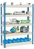 Стеллаж металлический до 300 кг, 5 полок Металл-завод МКФ 15505-2,0 2000х1525х508 мм Стеллаж металлический до 300 кг, 5 полок Металл-завод МКФ 15505-2,0 2000х1525х508 мм