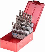 Набор сверл по металлу 1/16"-1/2", 29 шт HSS-G, DIN 338 Ruko 214851 Набор сверл по металлу 1/16"-1/2", 29 шт HSS-G, DIN 338 Ruko 214851