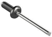 Заклепка вытяжная нерж.сталь/нерж.сталь со стандартным бортиком 4х10 (черно-серый, RAL 7021) Заклепка вытяжная нерж.сталь/нерж.сталь со стандартным бортиком 4х10 (черно-серый, RAL 7021)