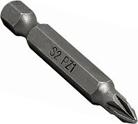 Бита крестовая PZ1 длина 50 мм, E1/4" Волжский Инструмент 5706104, сталь S2 Бита крестовая PZ1 длина 50 мм, E1/4" Волжский Инструмент 5706104, сталь S2