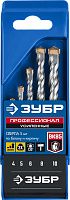 Набор сверл по бетону 4-10 мм ЗУБР 2916-H5_z01, 5 шт Набор сверл по бетону 4-10 мм ЗУБР 2916-H5_z01, 5 шт