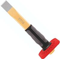 Зубило шлицевое 26х7х240 мм, ширина резца 28 мм лакированное с протектором Rennsteig RE-3812401, сталь Cr-V Зубило шлицевое 26х7х240 мм, ширина резца 28 мм лакированное с протектором Rennsteig RE-3812401, сталь Cr-V